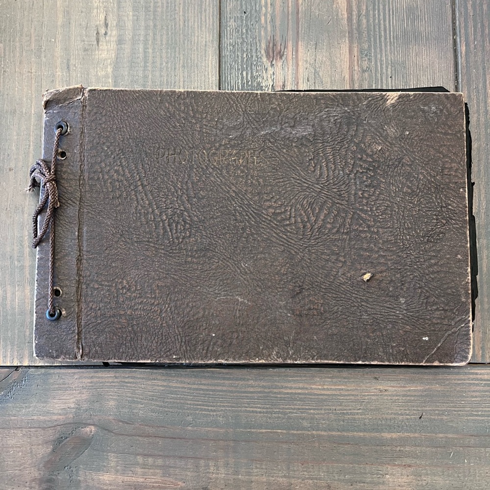 Antique Late 1800’s Early 1900's Europe Postcard Album Book w/ 71 Post Cards